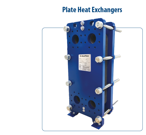 SonFlow plate heat exchanger